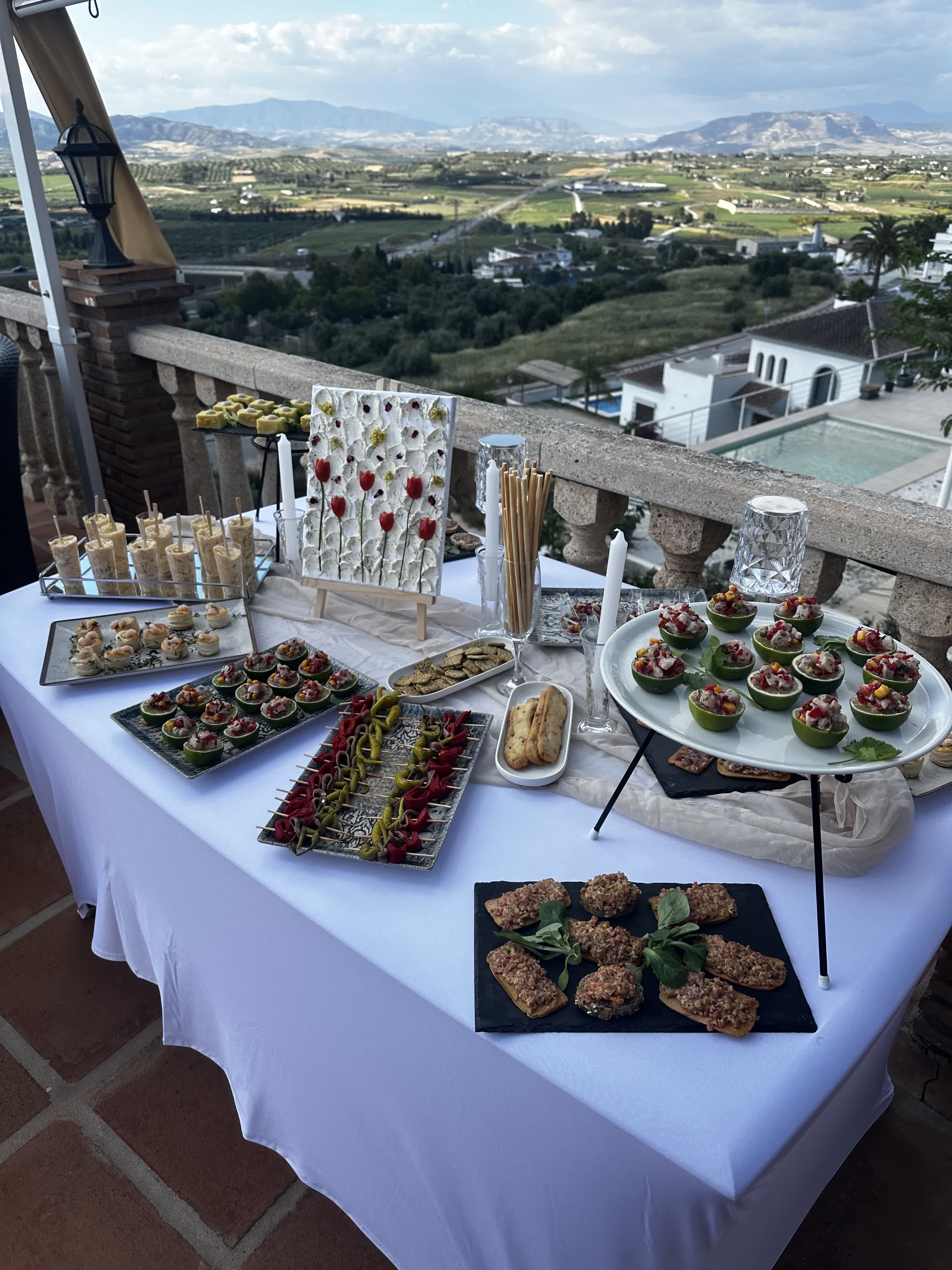 Tabla de quesos artesanos para evento corporativo